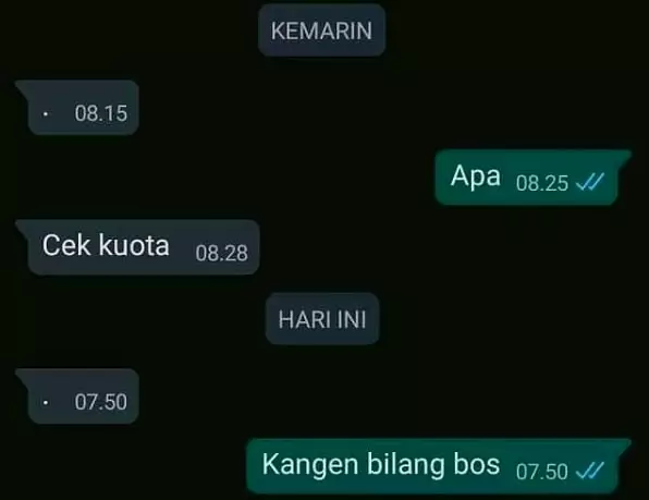 Chat lucu endingnya nggak jelas © berbagai sumber
