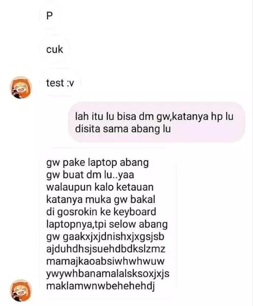 Chat lucu endingnya nggak jelas © berbagai sumber