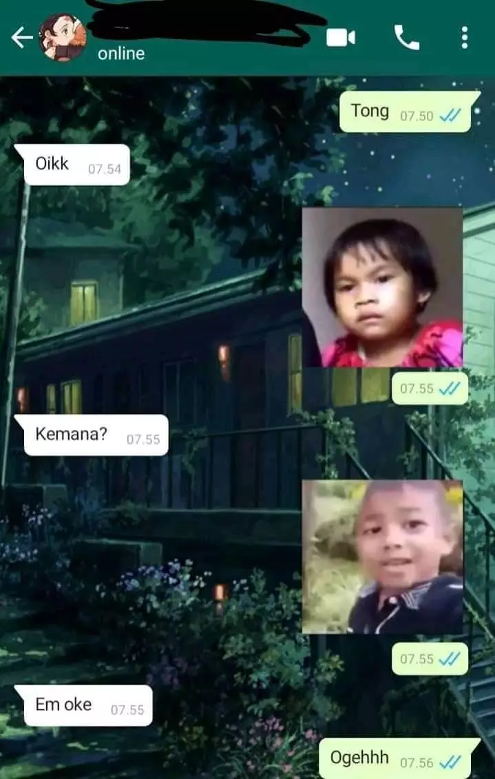 Chat lucu endingnya nggak jelas © berbagai sumber