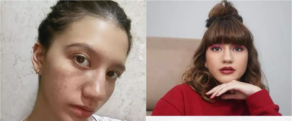 bintang sinetron muda blasteran tanpa dan pakai makeup © 2021 brilio.net