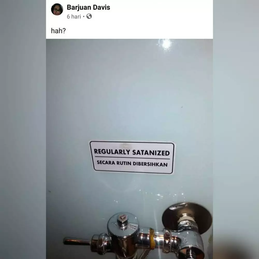 papan peringatan salah desain lucu © 2021 instagram.com