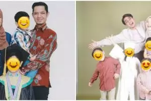 Potret 7 pesinetron rayakan kelulusan TK sang anak, penuh suka cita