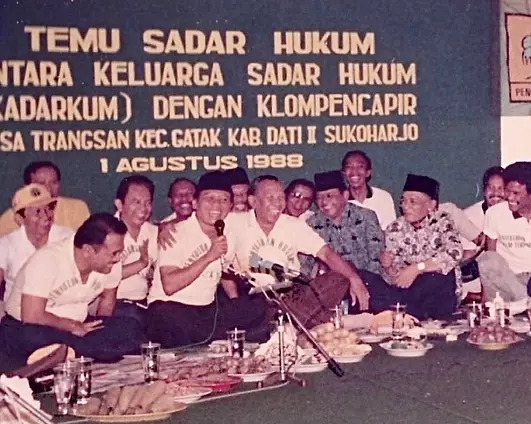 potret lawas Harmoko menteri penerangan © 2021 instagram.com