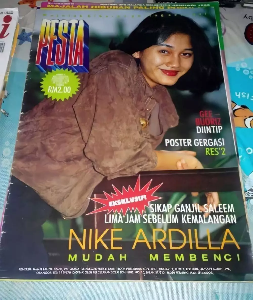 nostalgia potret nike ardilla jadi model majalah © berbagai sumber