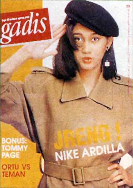 nostalgia potret nike ardilla jadi model majalah © berbagai sumber