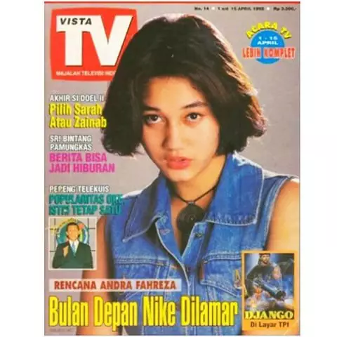 nostalgia potret nike ardilla jadi model majalah © berbagai sumber