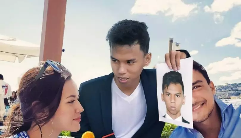 Editan foto pria hangout bareng Raisa © berbagai sumber