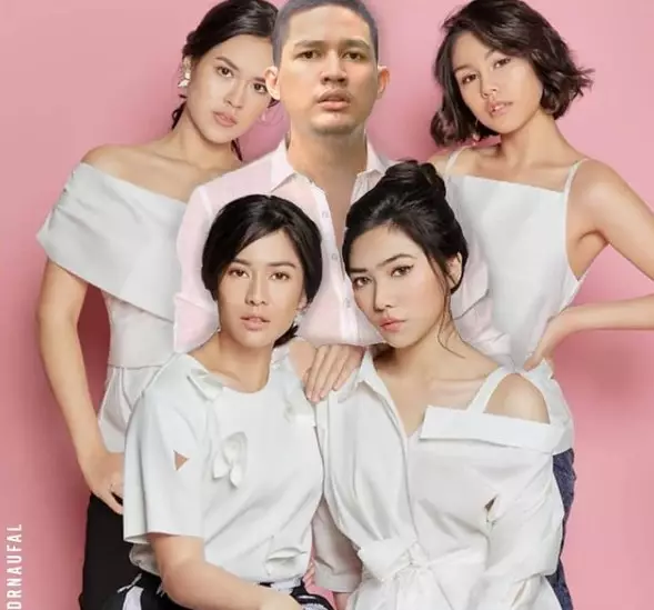 Editan foto pria hangout bareng Raisa © berbagai sumber