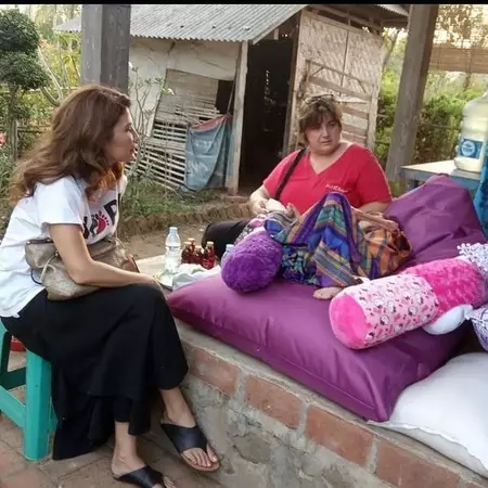 Potret Tamara Bleszynski lakukan aksi sosial © Instagram/@tamarableszynskiofficial Potret Tamara Bleszynski lakukan aksi sosial © Instagram/@tamarableszynskiofficial