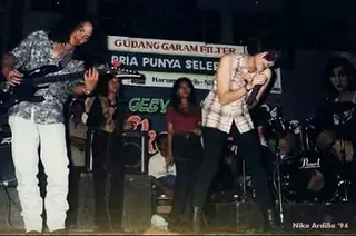 Nike Ardila saat manggung © 2021 brilio.net