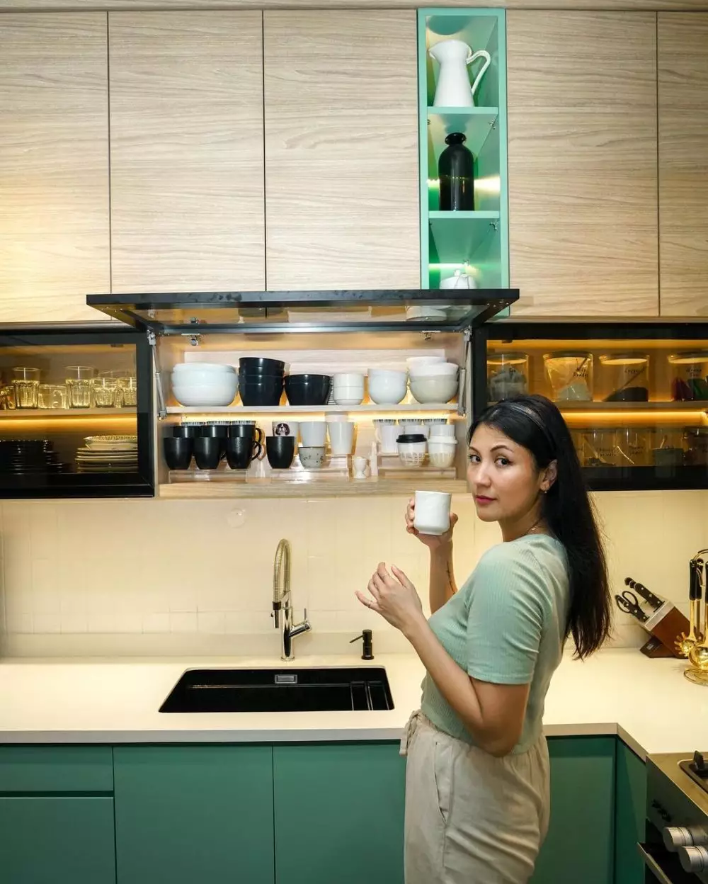 dapur Sharena Delon © Instagram