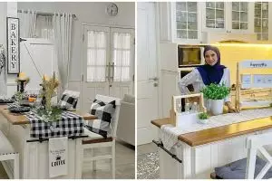 8 Potret dapur & ruang makan rumah Natalie Sarah, dekorasi bak di kafe