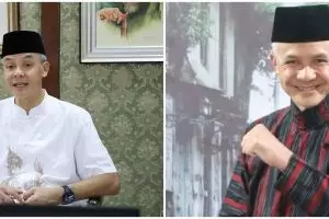 Taat peraturan PPKM, Ganjar Pranowo makan bekal di parkiran pos PJR