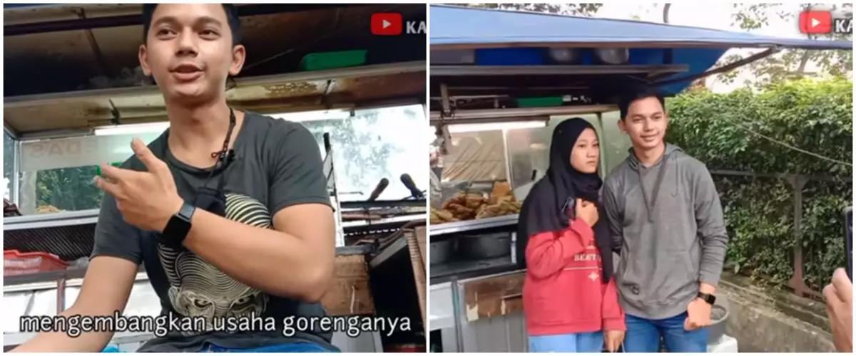 Kisah penjual gorengan raih omzet jutaan, dulu dihina kini jadi idola