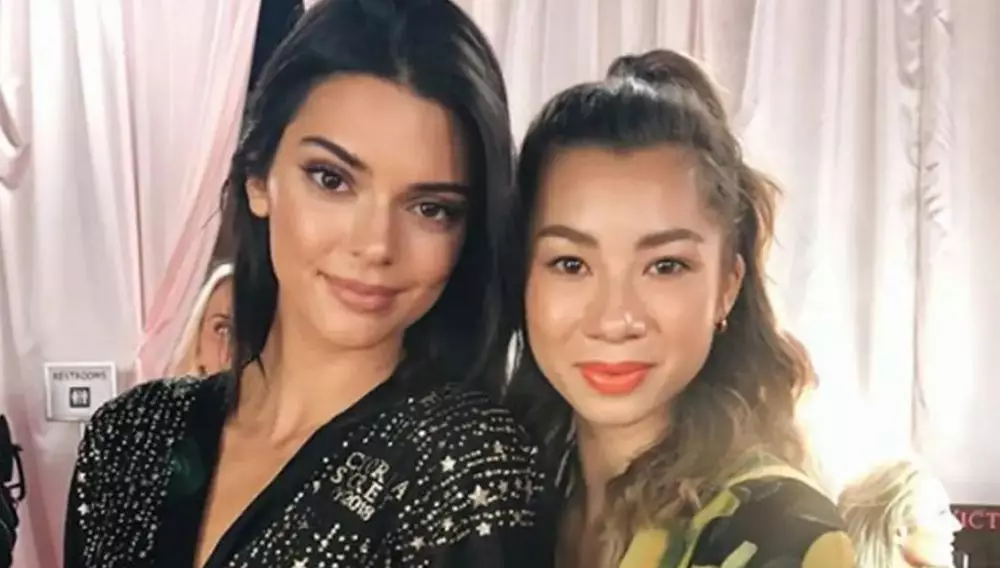 seleb bareng model Victoria's Secret © Instagram