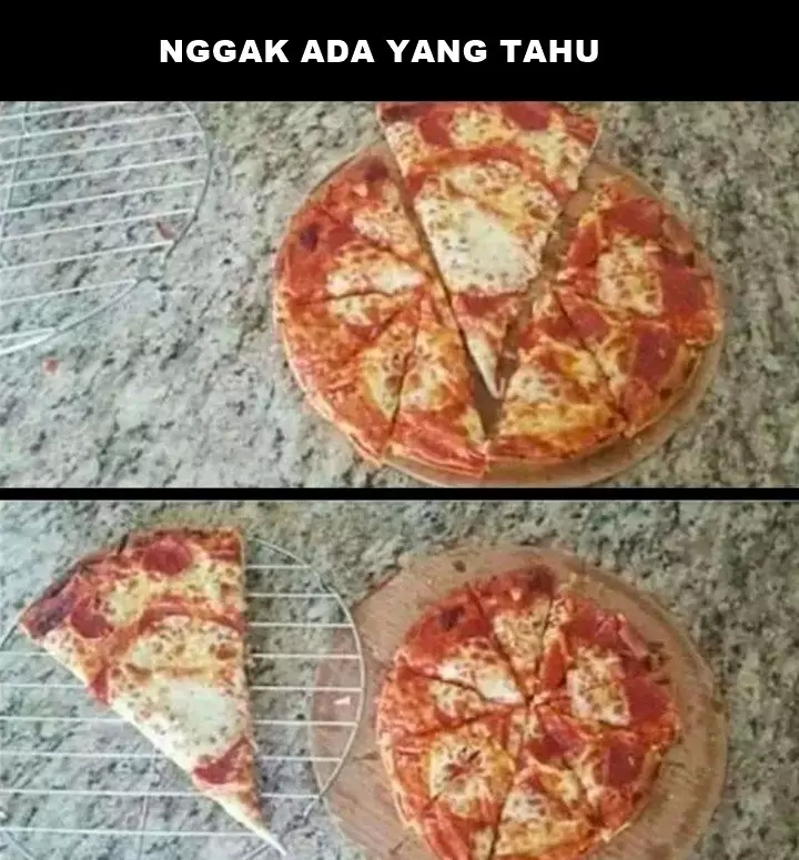 cara lucu bagi makanan ngeselin © 2021 instagram.com