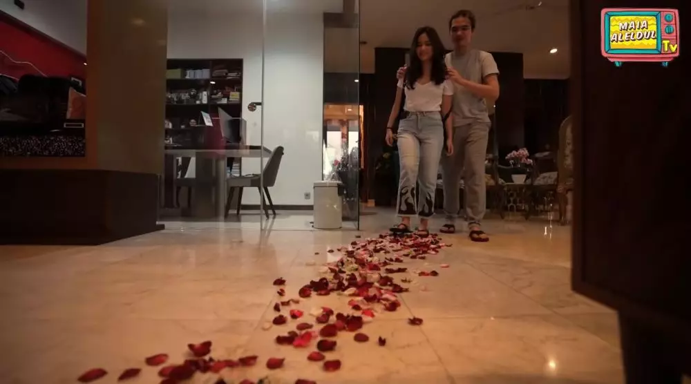 kejutan Maia untuk Tissa © YouTube