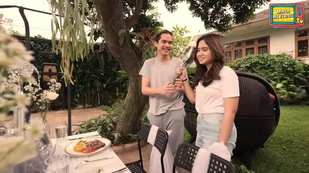 kejutan Maia untuk Tissa © YouTube