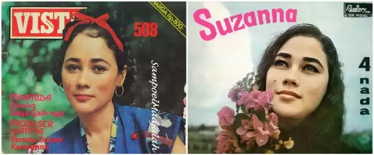 10 Potret kenangan Suzzanna saat jadi cover majalah, gayanya ikonik