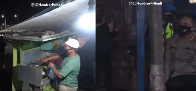 Wali Kota Semarang razia warung saat PPKM © Instagram @hendrarprihadi Wali Kota Semarang razia warung saat PPKM © Instagram @hendrarprihadi