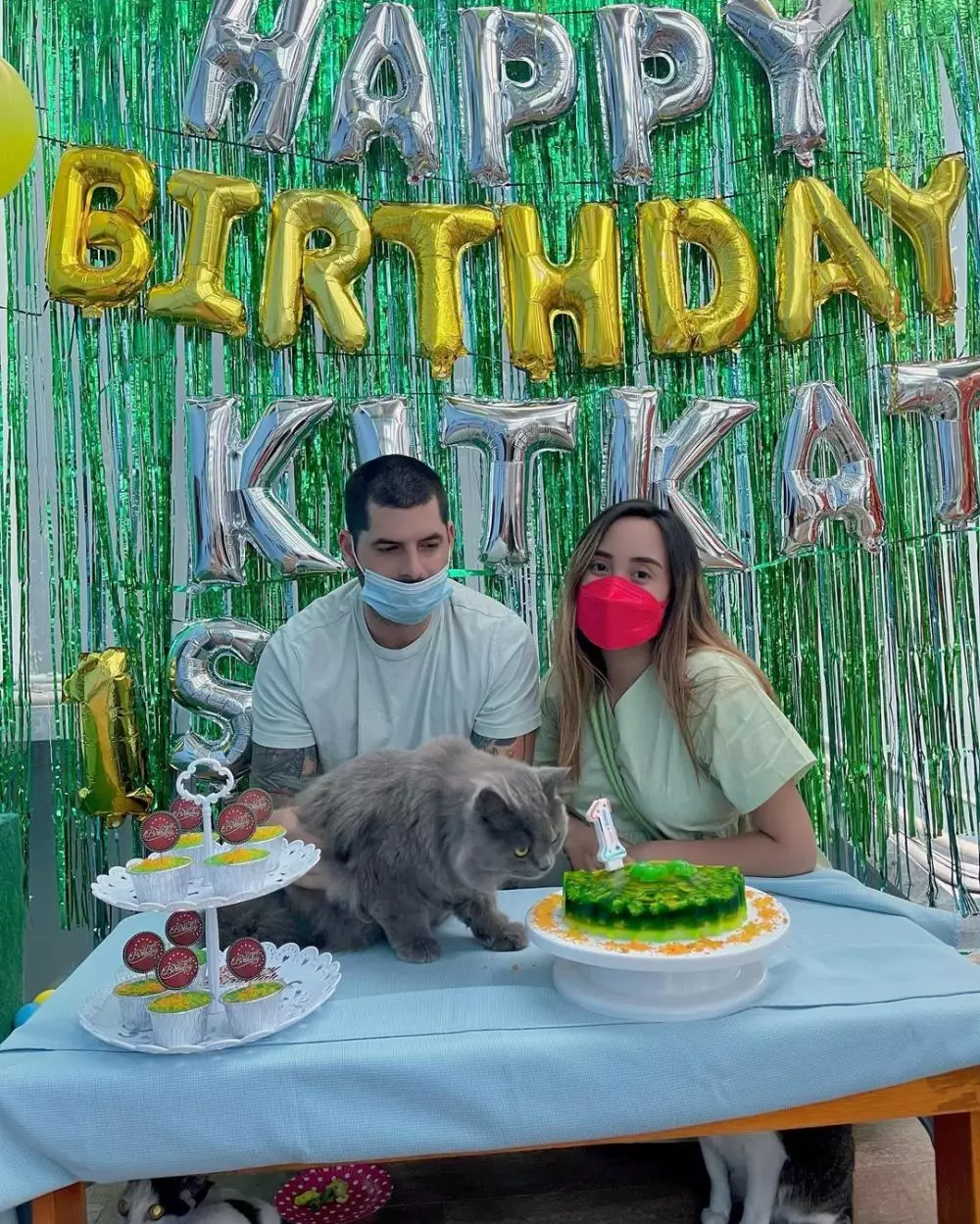 momen salmafina sunan rayakan ultah kucing © instagram