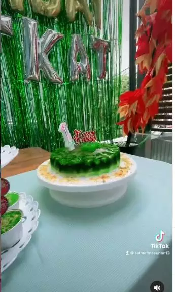 momen salmafina sunan rayakan ultah kucing © instagram