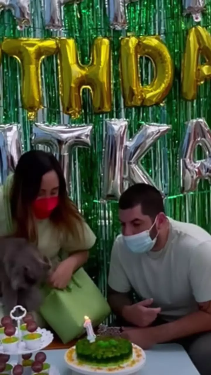 momen salmafina sunan rayakan ultah kucing © instagram