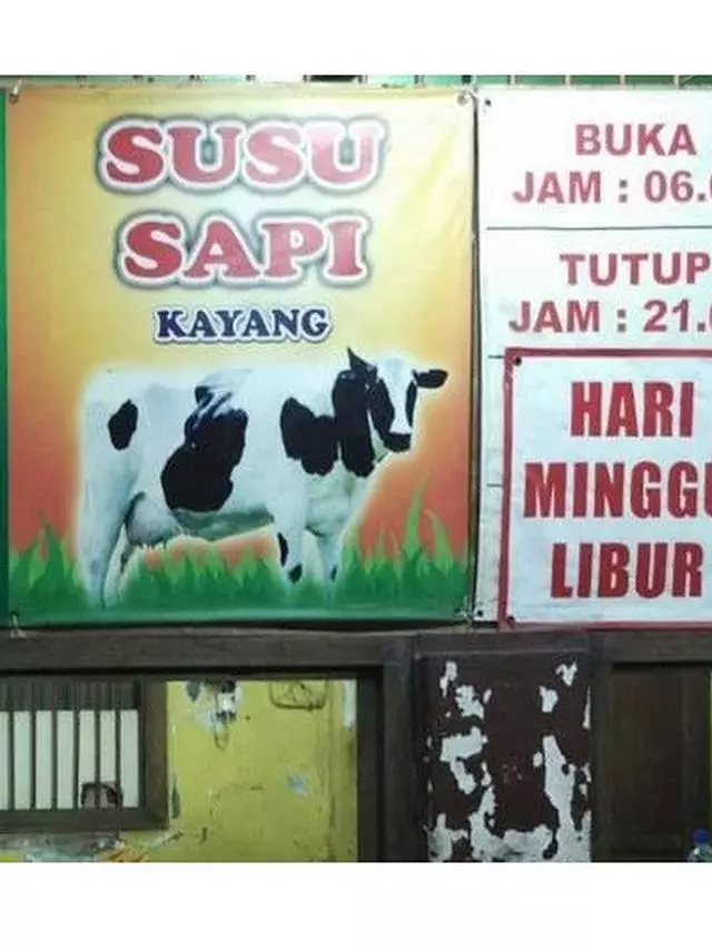 Cara pedagang promosi susu © berbagai sumber
