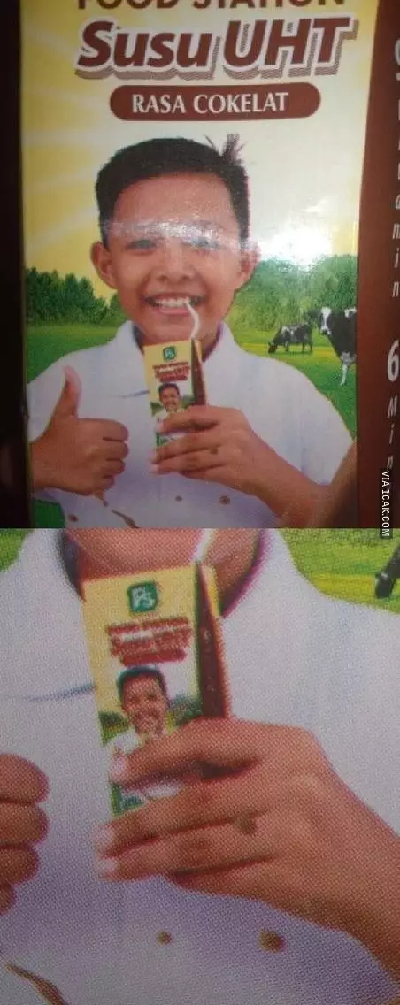 Cara pedagang promosi susu © berbagai sumber