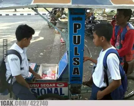 Cara pedagang promosi susu © berbagai sumber