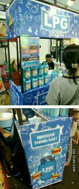 Cara pedagang promosi susu © berbagai sumber