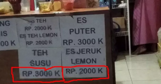 Cara pedagang promosi susu © berbagai sumber
