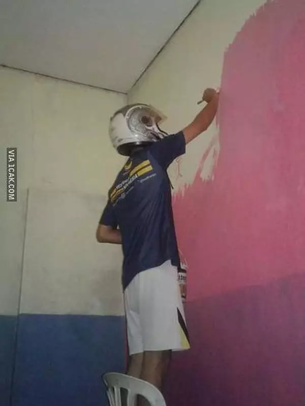 Potret lucu dinding rumah © berbagai sumber