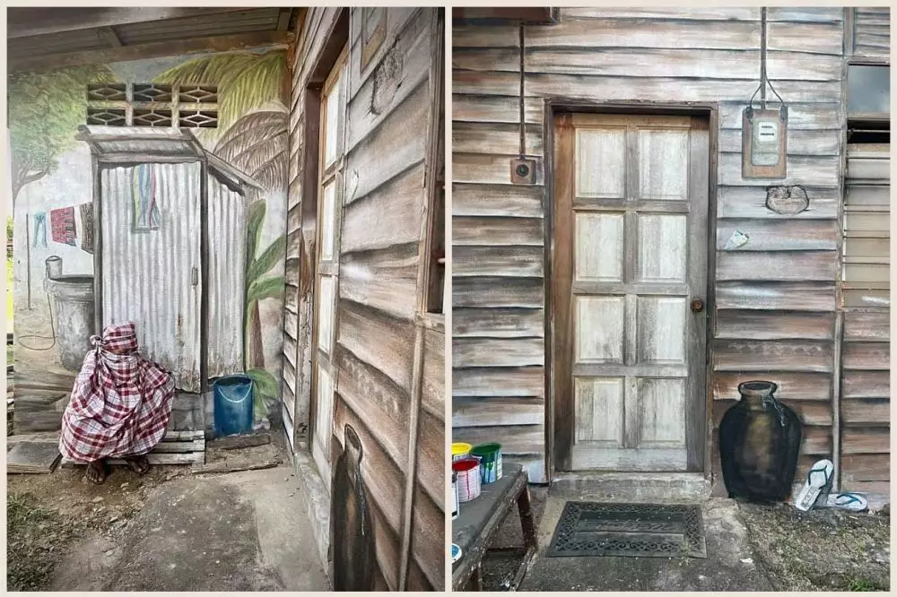 Potret lucu dinding rumah © berbagai sumber