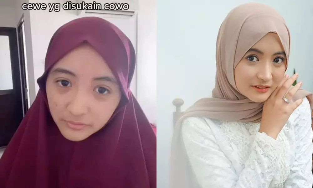 komedian tanpa dan pakai makeup © Instagram