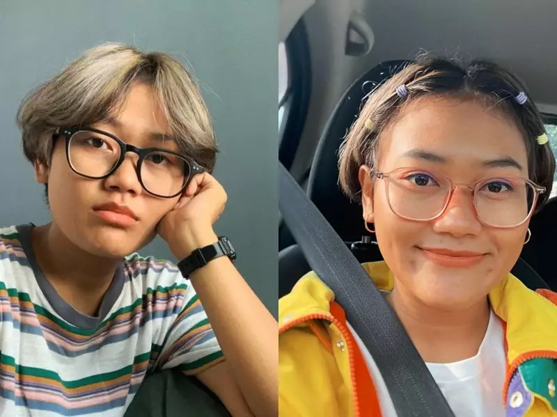 komedian tanpa dan pakai makeup © Instagram