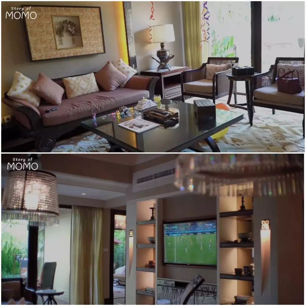 penampakan vila yang disewa momo geisha © YouTube