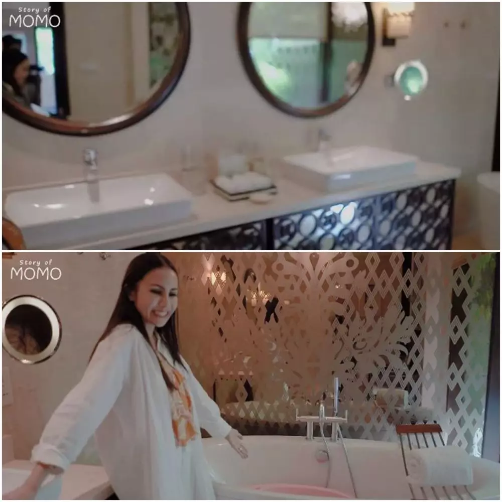 penampakan vila yang disewa momo geisha © YouTube