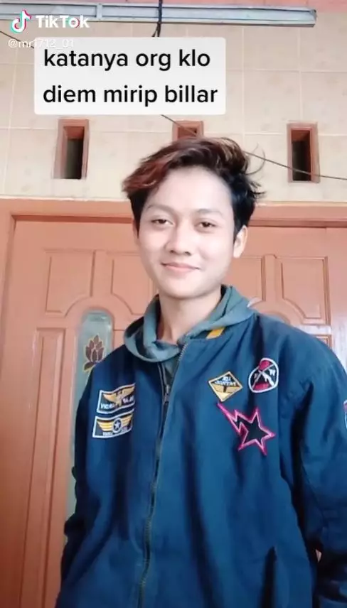 potret Adji mirip Leslar © TikTok