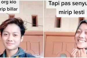 10 Potret Rindu Adji, TikTokers yang mirip Rizky Billar & Lesty Kejora