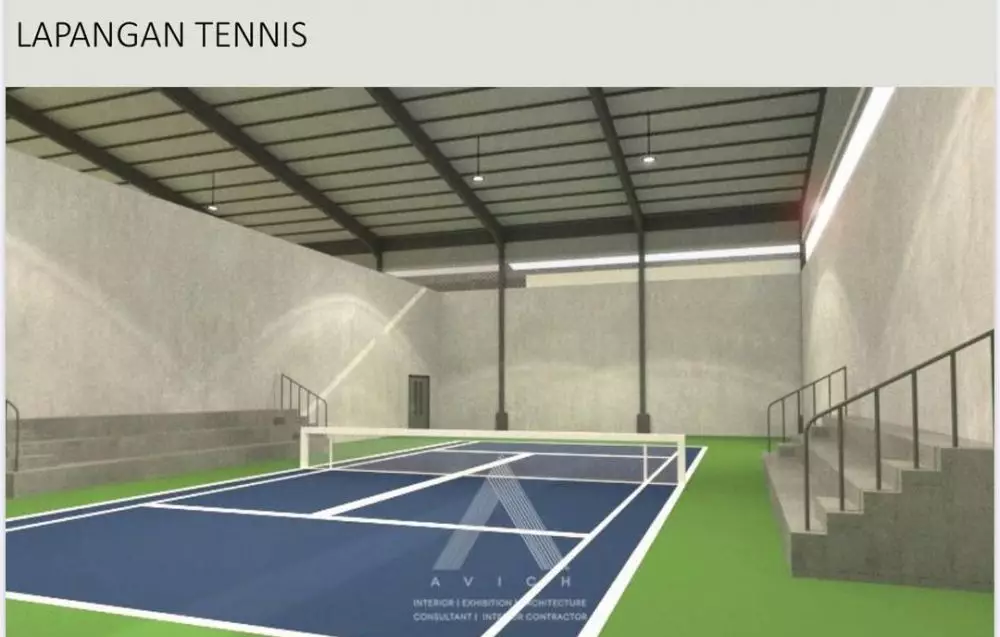 desain GOR Raffi Ahmad © Instagram