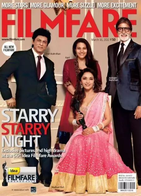 Kajol dan SRK jadi model majalah © 2021 brilio.net