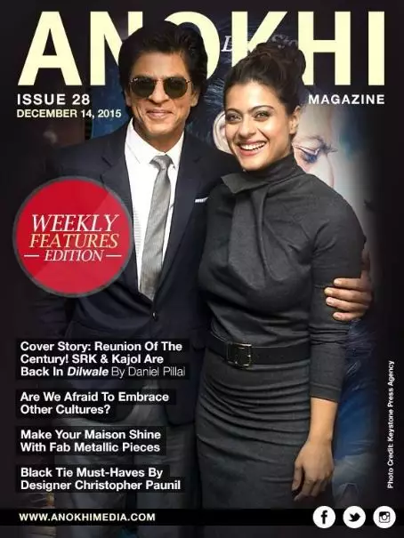 Kajol dan SRK jadi model majalah © 2021 brilio.net