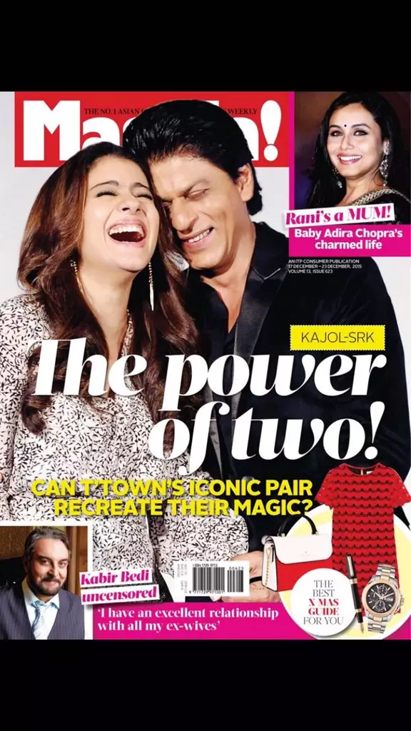 Kajol dan SRK jadi model majalah © 2021 brilio.net