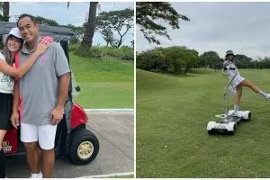 10 Momen Nia Ramadhani dan Ardi Bakrie olahraga bareng, kompak abis