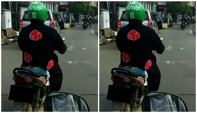 Outfit lucu driver ojek online © berbagai sumber Outfit lucu driver ojek online © berbagai sumber