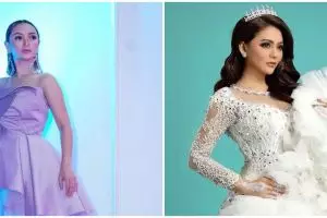 Beda gaya 10 pedangdut pemotretan tema glamor, Ayu Ting Ting manglingi