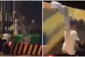 Viral video pemotor curi 'pocong' saat PPKM, alasannya tak terduga