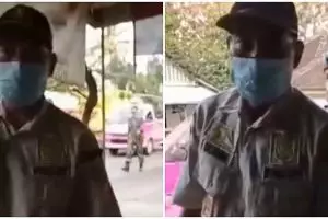 Viral Satpol PP minta tambal ban buka online saat PPKM, ini faktanya