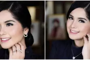 10 Potret lawas siraman Annisa Pohan, riasan wajahnya jadi sorotan